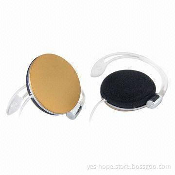 Retractable Earphones with 105dB Sensitivity and 3.5mm Stereo Plug